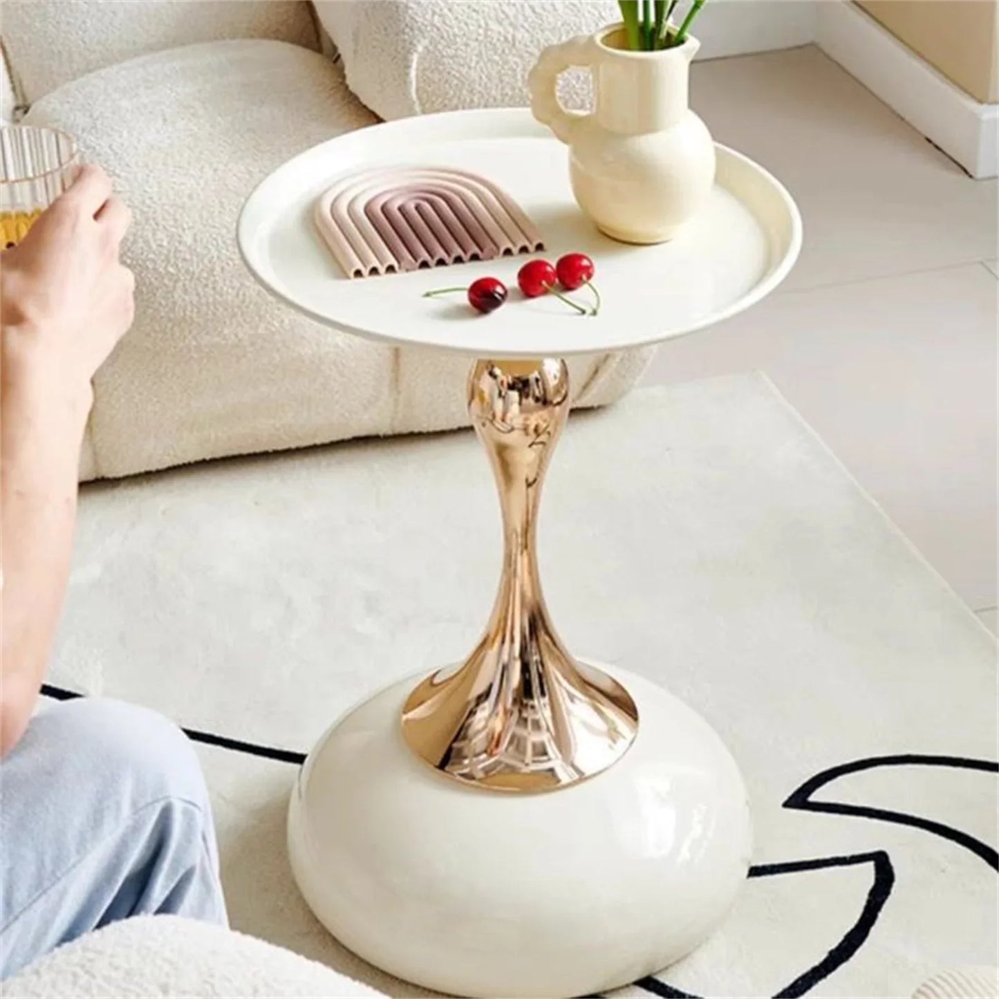 Elegant Round Accent Table for Modern Spaces - Image 6
