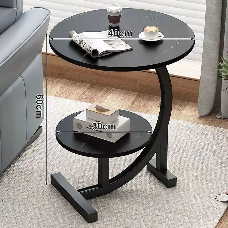 Stylish Compact Multi-Level Side Table - Image 1