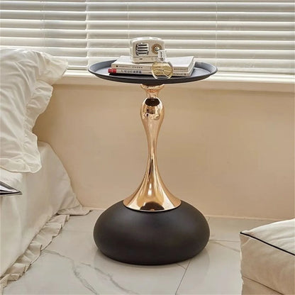 Elegant Round Accent Table for Modern Spaces - Image 1