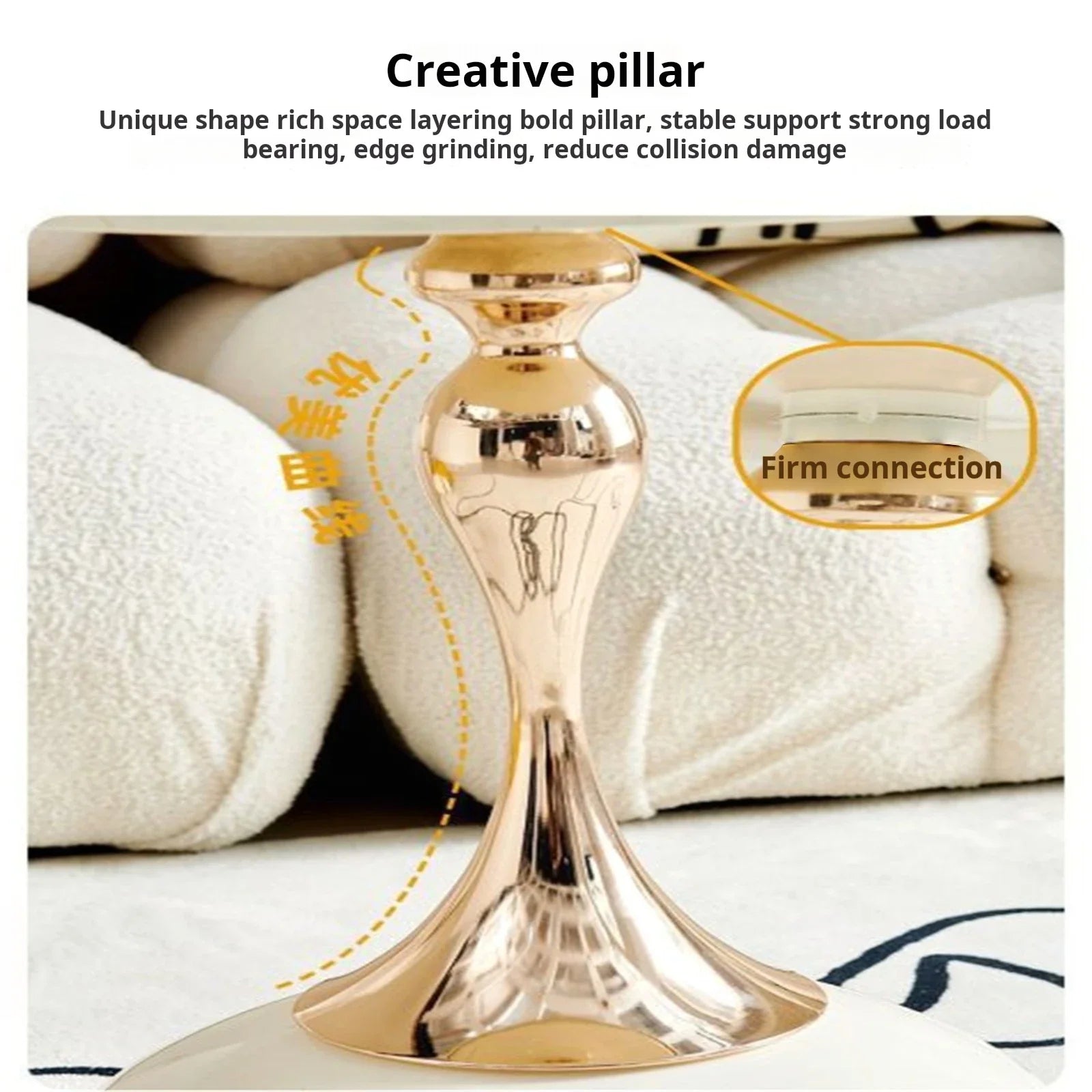 Elegant Round Accent Table for Modern Spaces - Image 2