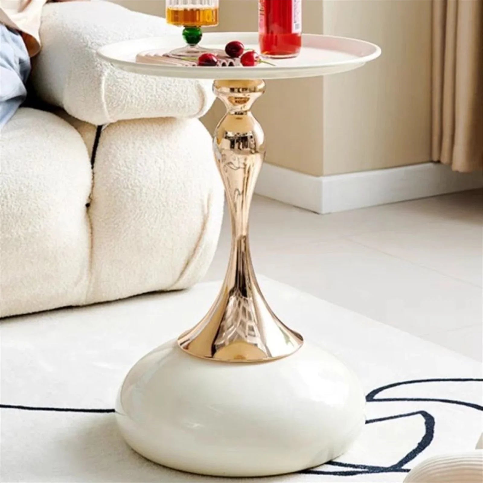 Elegant Round Accent Table for Modern Spaces - Image 3