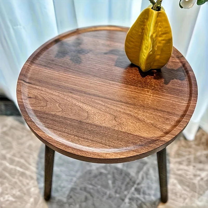 Elegant Wooden Coffee and Side Table - Image 2