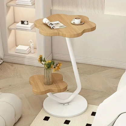 Floral Design Side Table with Storage Space - Image 3