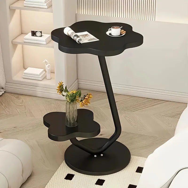 Floral Design Side Table with Storage Space - Image 6