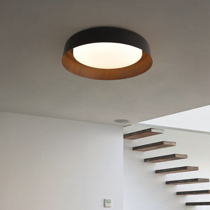 Natural Style Round Ceiling Light Fixture - Image 1
