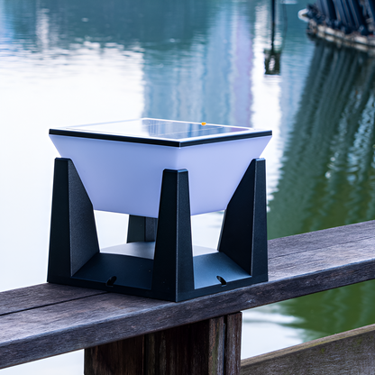 Sleek Solar Garden Square Light for Pathways - Image 3