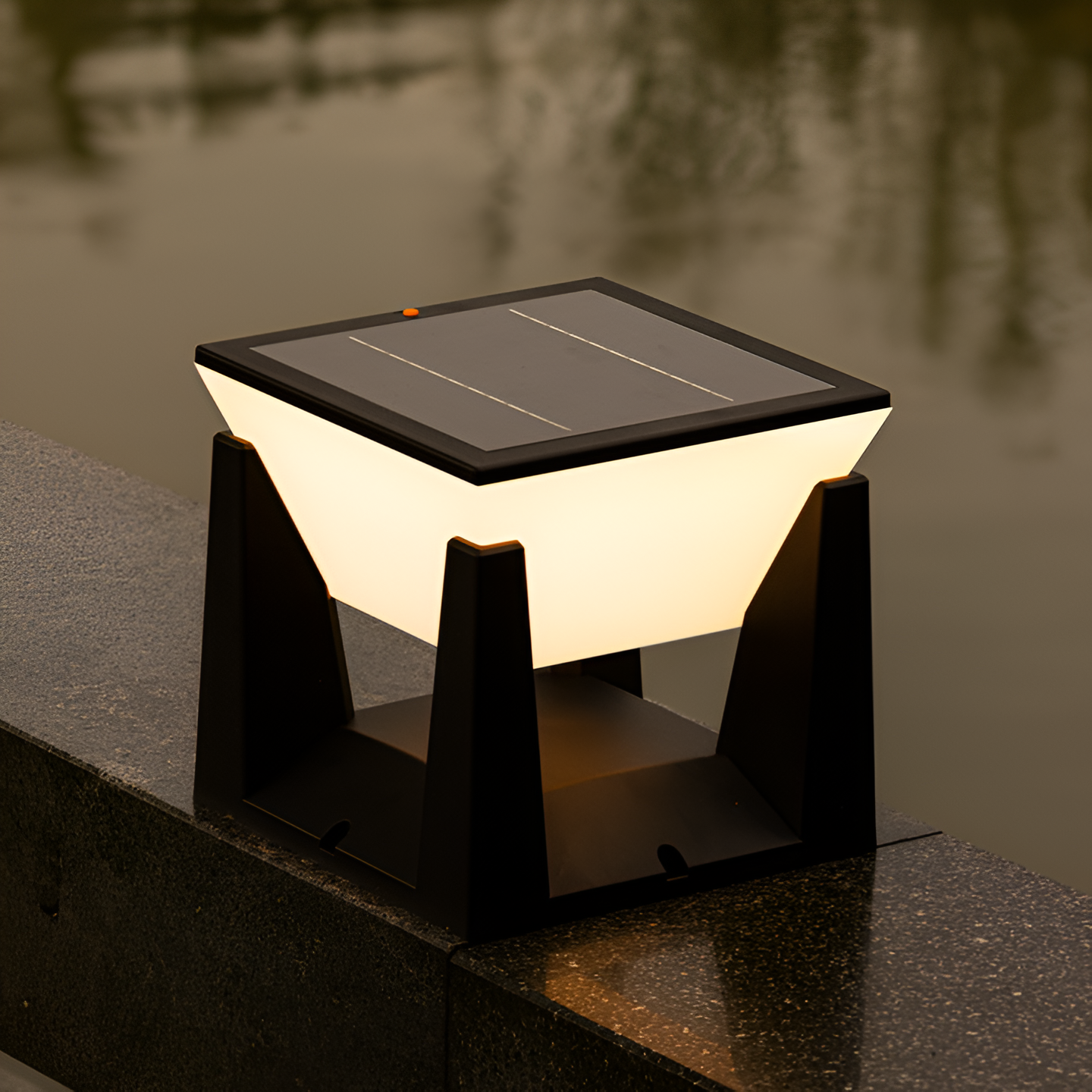 Sleek Solar Garden Square Light for Pathways - Image 8