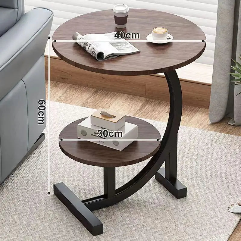 Stylish Compact Multi-Level Side Table - Image 5