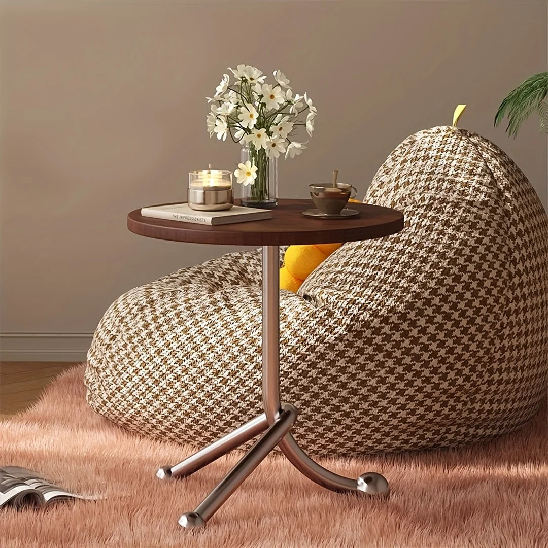 Vintage Round Side Table for Modern Spaces - Image 2