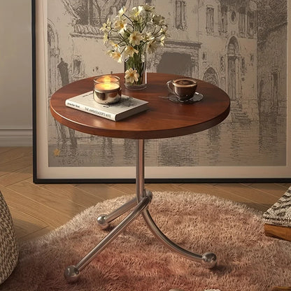 Vintage Round Side Table for Modern Spaces - Image 4