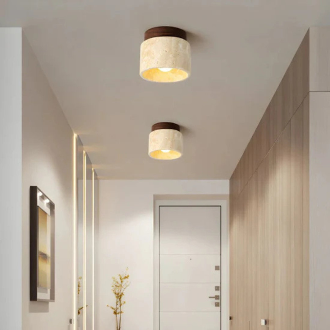 Zen-Inspired Ceiling Light Fixture - Image 1
