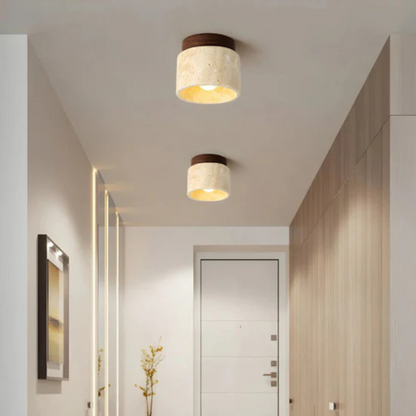Zen-Inspired Ceiling Light Fixture - Image 1